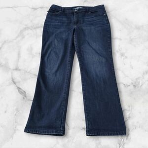 Lee Women's Dark Blue Relaxed Fit Straight Legged Jeans